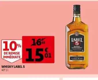 Auchan Whisky Label 5 offre