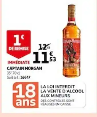 Auchan Captain Morgan offre