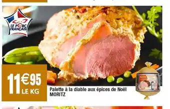Cora x Carrefour Palette A La Diable Aux Epices De Noel Moritz offre