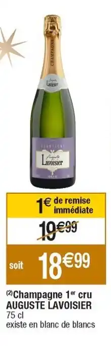 Cora Champagne 1 Cru Auguste Lavoisier offre