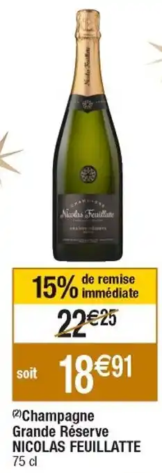 Champagne Grande Reserve Nicolas Feuillatte