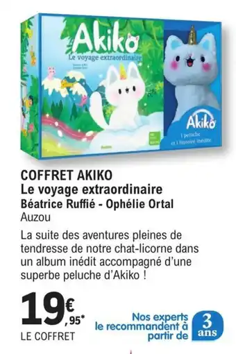 E.Leclerc Coffret akiko le voyage extraordinaire offre