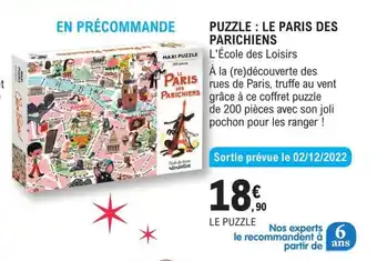 E.Leclerc Puzzle : le parus de parichiens offre