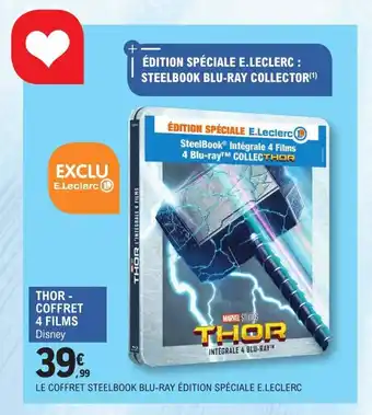 E.Leclerc Thor - coffret 4 films offre