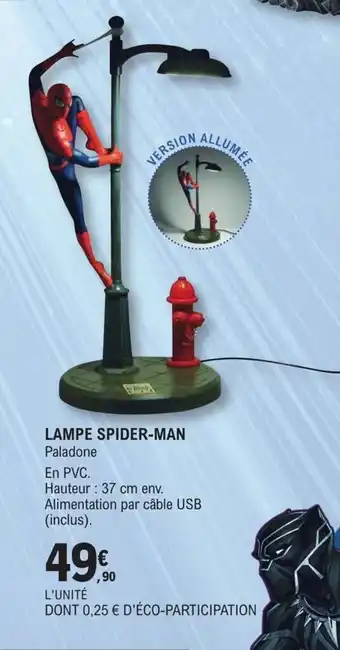 E.Leclerc Lampe spider-man offre