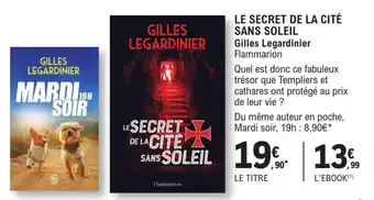 E.Leclerc Le secret de la cité sans soleil offre
