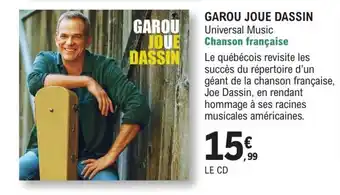 E.Leclerc Garou joue dassin offre