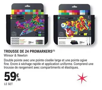 E.Leclerc Trousse de 24 promarkers offre