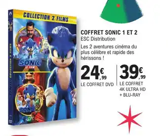 E.Leclerc Coffret sonic 1 et 2 offre
