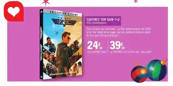 E.Leclerc Coffret top gun 1+2 offre