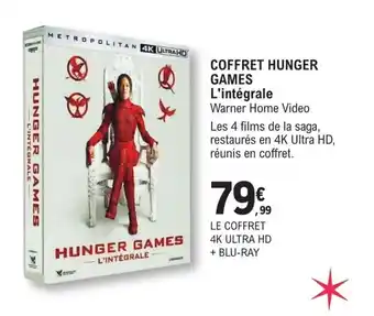 E.Leclerc Coffret hunger games offre