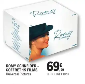 E.Leclerc Romy schneider - coffret 15 films offre