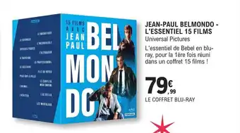 E.Leclerc Jean-pull belmondo - l'essential 15 films offre
