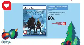 E.Leclerc God of war ragnarok PS5 offre