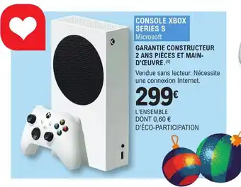 E.Leclerc Console xbox series s offre