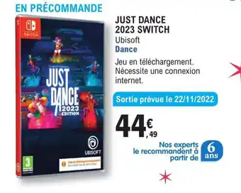 E.Leclerc Just dance 2023 switch offre