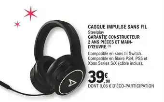 E.Leclerc Casque impulse sans fil offre
