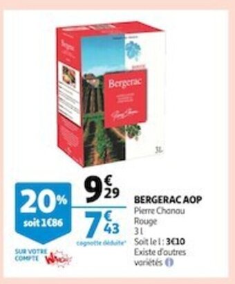 Auchan Bergerac AOP offre