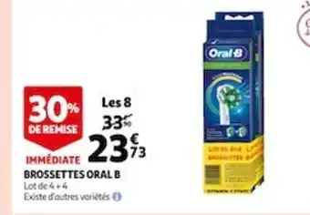 Auchan Brosettes Oral B offre