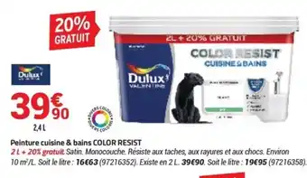 Peinture cuisine & bains color resist