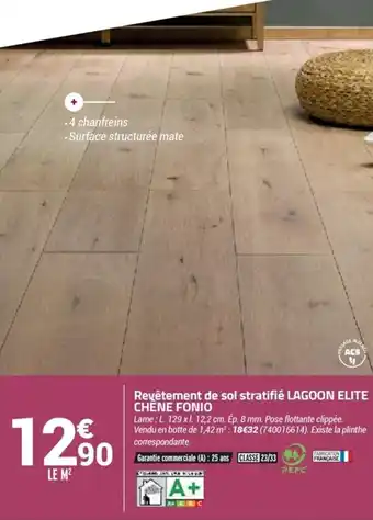Bricorama Revêtement de sol Stratifié lagoon chene fonio offre