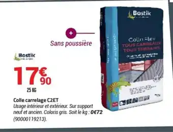 Bricorama Colle carrelage C2et offre