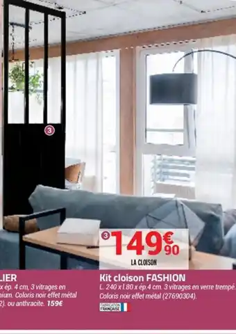 Bricorama Kit cloison fashion offre