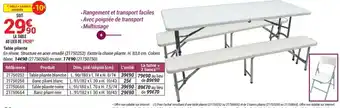 Bricorama Table pliante offre