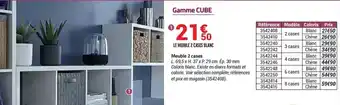 Bricorama Meuble 2 cases offre