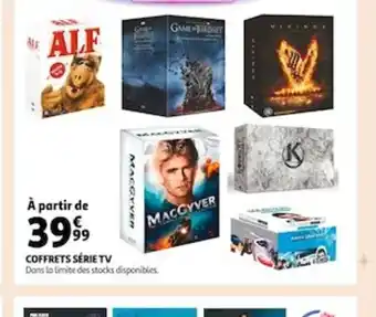 Auchan Coffrets Serie TV offre