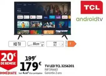 Auchan TCL Tv Led 3256201 offre