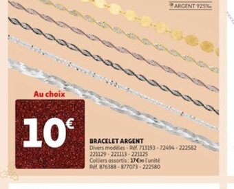 Auchan Bracelet Argent offre