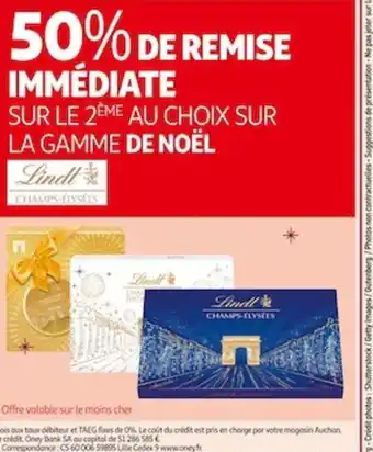 Auchan La Gamme de Noël offre