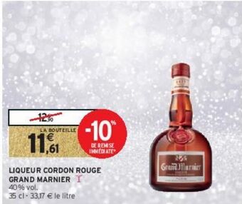 Intermarché Liqueur cordon rouge grand marnier offre