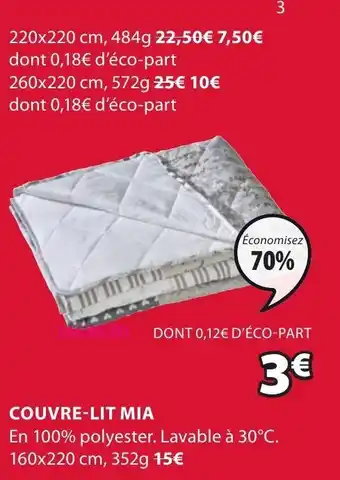 JYSK Couvre-lit mia offre