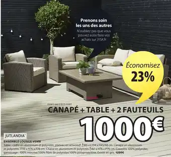 JYSK Ensemble lounge vemb offre