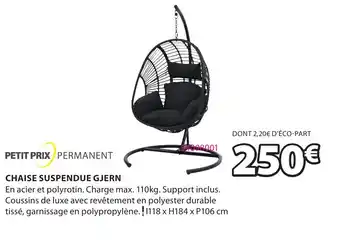 JYSK Chaise suspendue gjern offre