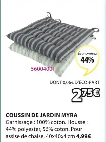 JYSK Coussin de jardin myra offre