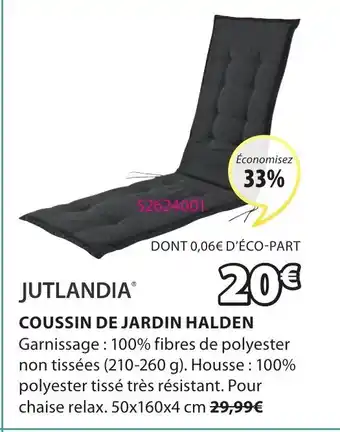 JYSK Coussin de jardin halden offre