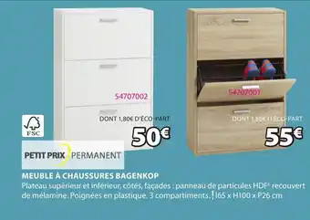 JYSK Meuble à chaussures bagenkop offre