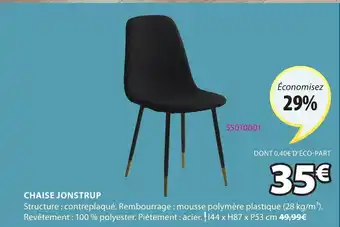 JYSK Chaise jonstrup offre