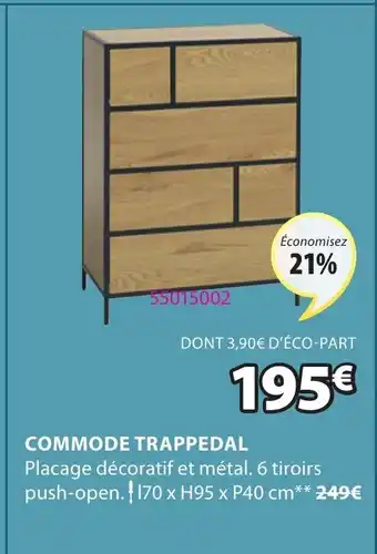 JYSK Commode trappedal offre