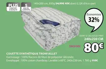 JYSK Couette synthétique tronfjellet offre