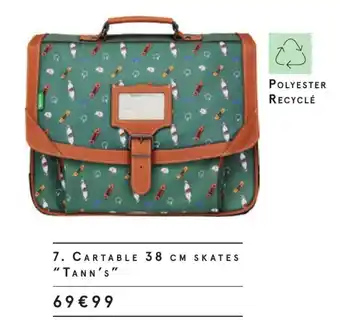 Monoprix Cartable 38 cm skates "tann's" offre