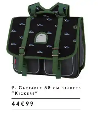 Cartable 38 cm baskets "kickers"