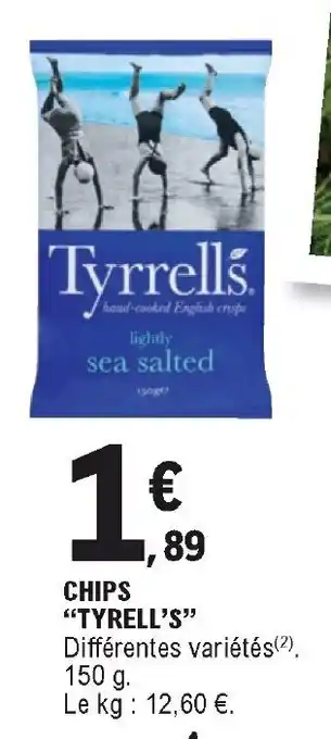 E.Leclerc Chips "tyrell's" offre