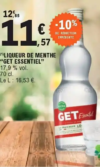 E.Leclerc Liqueur de menthe "get essentiel" offre