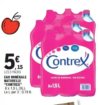 E.Leclerc Eau minérale naturelle "contrex" offre
