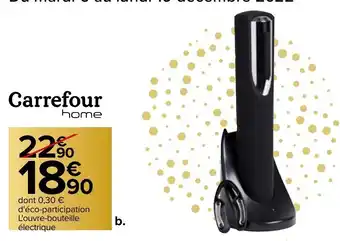 Carrefour Ouvre-Bouteille Electrique offre