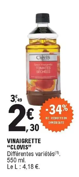 E.Leclerc Vinaigrette 'clovis" offre